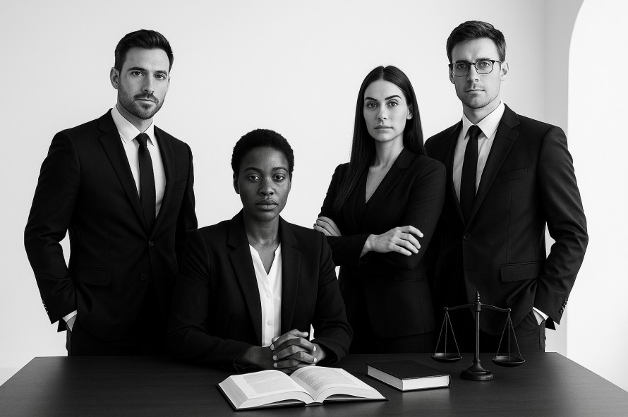 Cajo & Associates Lawyers team in modern law office